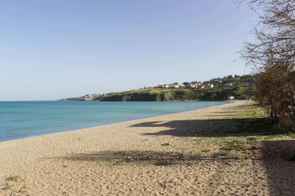 La Casa Sul Mare Villa Agnone Bagni Bagian luar foto